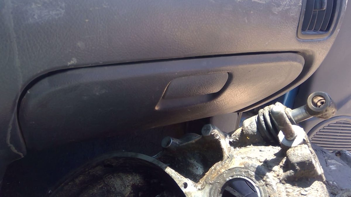 1995-2001 Suzuki Swift Glove Box assembly OEM Dash Compartment Gray