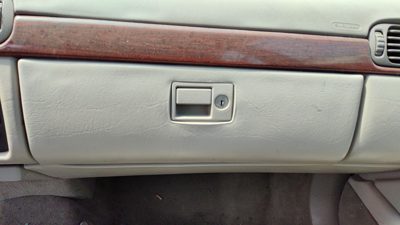 99 Cadillac Deville Glove Box Assembly Complete Door With Latch Oem 152 Neutral