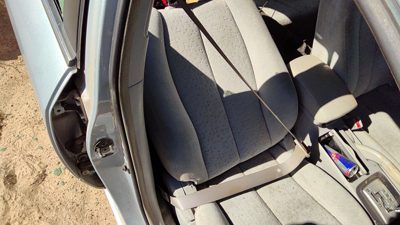 06-07 Hyundai Sonata Passenger Right Front Seat Belt Retractor Shoulder Fz Gray