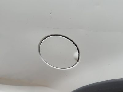 1997-2004 Ford F150 Fuel Tank Door With Hinge Gas Lid Oem Filler White