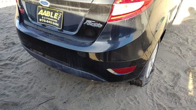 2011-2019 Ford Fiesta Rear Bumper Cover Assembly Oem Back Black Uh D2bz17906aa