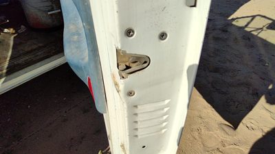 1996 Ford F350 Passenger Right Front Door Latch With Rods/Cables Oem