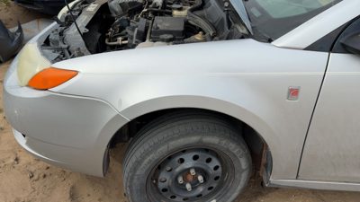 2003-2007 Saturn Ion Driver Left Front Fender Oem Silver 13U 10357256