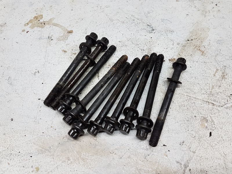 1990-1993 Mazda Miata Set Of Oem Head Bolts Only Factory Hardware 1.6L