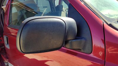 2001-2007 F250 Super Duty Passenger Right Side Mirror Door Mounted Oem