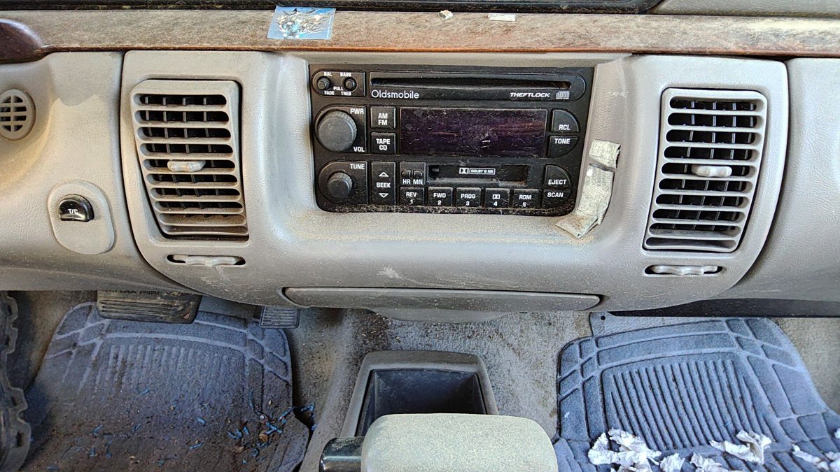 1996 Olds 88 Center Dash Heater Vent Assembly Oem Ac Gray 25639399