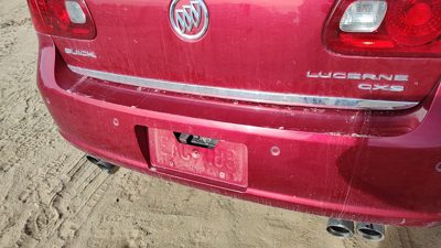 2007 Buick Lucerne License Plate Trim Surround Panel Oem Tail Trunk Finish