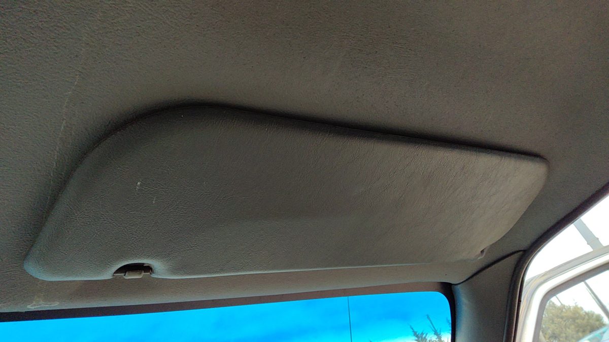 1996 Ford Van E250 Passenger Right Sun Visor Oem Gray