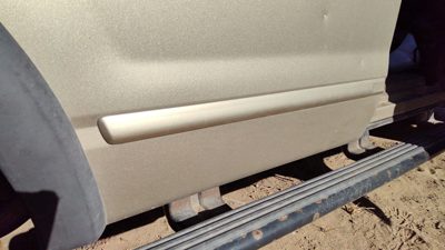 02-10 Explorer Passenger Right Rear Moulding From Door Back Trim B2 Harvest Gold