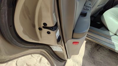 00-04 Cadillac Deville Dts Driver Left Rear Door Latch With Rods/Cables Oem Back