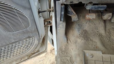 2000 Ford F250 Super Duty Driver Left Lower Kick Trim Panel Oem Gray