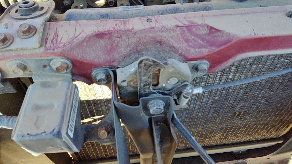 1997 Ford Aspire Hood Latch Assembly With Bracket Oem F7bz16138aa