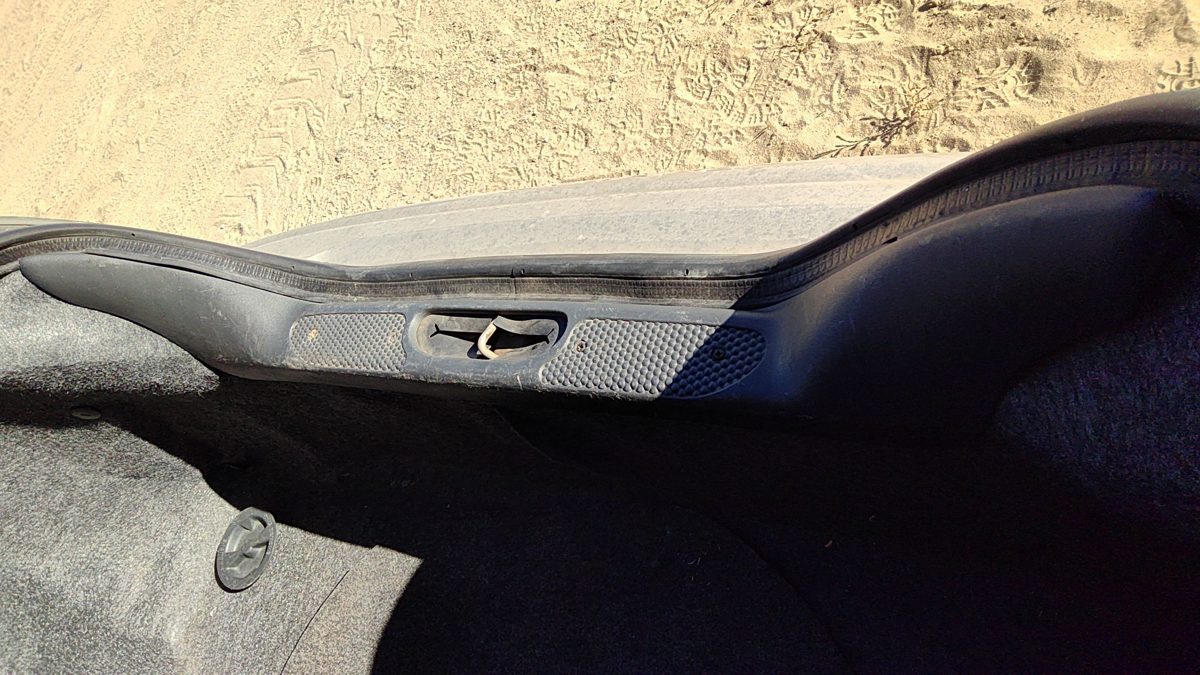 2004 Pontiac Grand Am Rear Cargo Trim Trunk Panel Oem 52D Dark Taupe