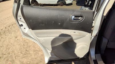2008-15 Rogue Driver Left Rear Inside Door Trim Panel With Switches Back Gray K