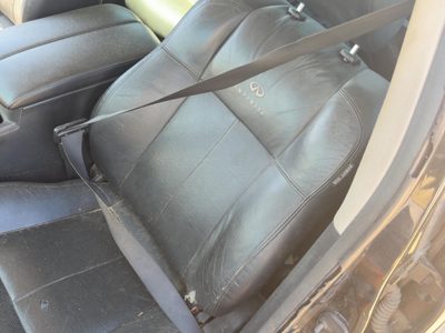 06-07 Infiniti M35X Driver Left Front Seat Belt Retractor Oem Shoulder Graphite