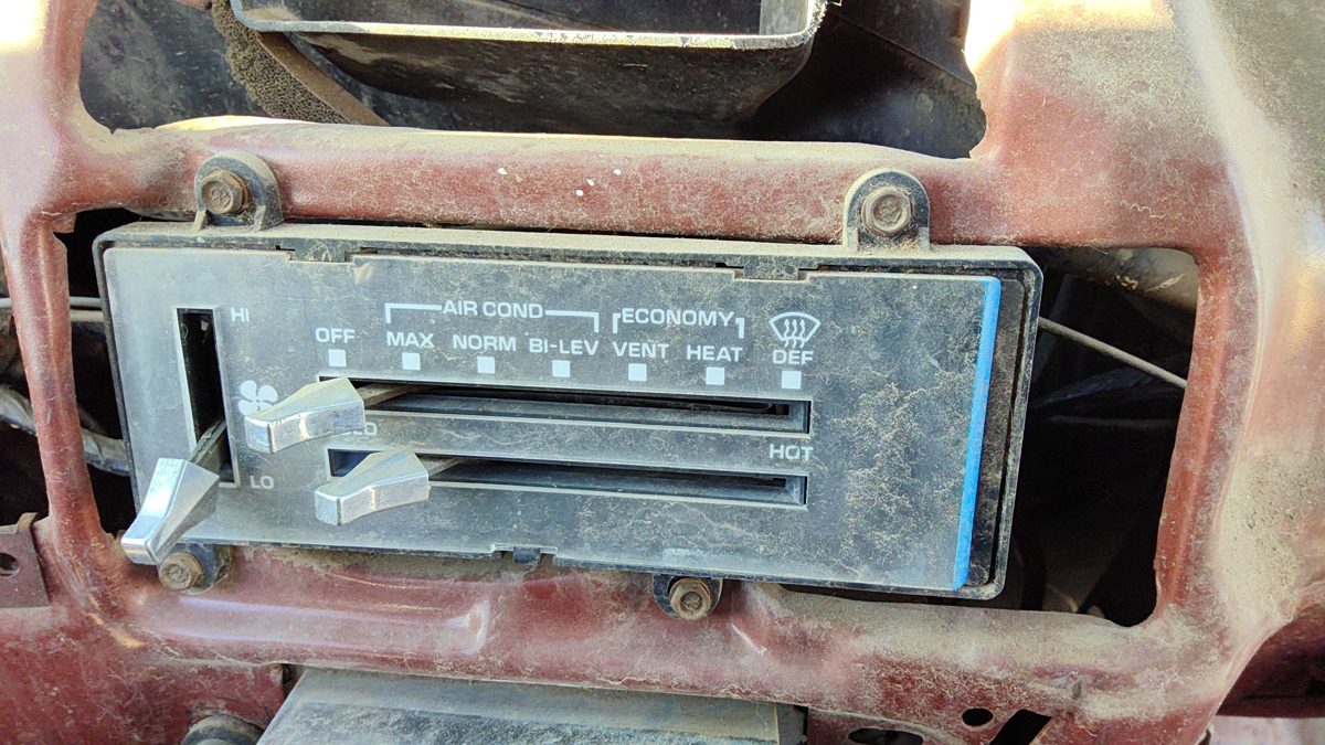 1983-1988 Chevy K30 Temperature Control Module In Dash Heater Ac Head Unit Oem