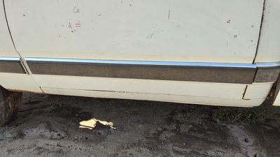 1984 Dodge D350 Driver Left Front Moulding From Door Oem Trim Strip
