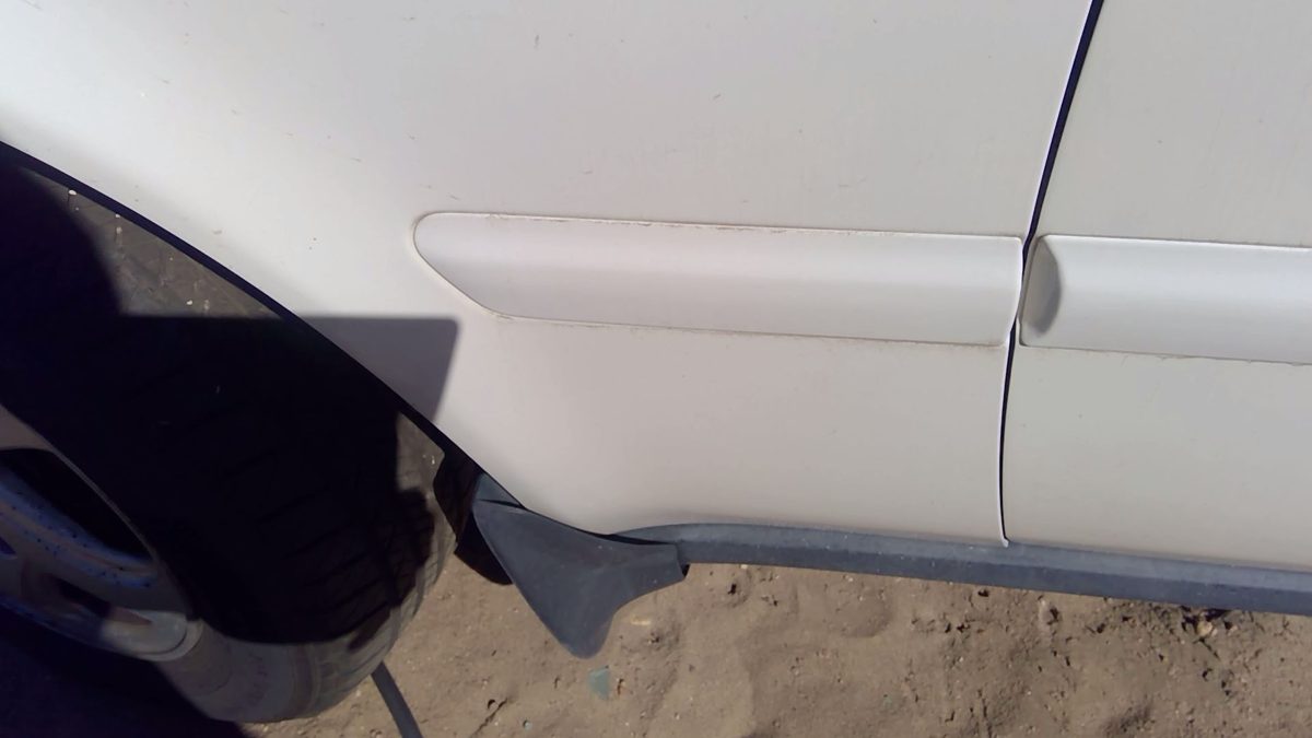 1996-1998 Acura Tl Driver Left Moulding From Fender Oem Trim Strip White