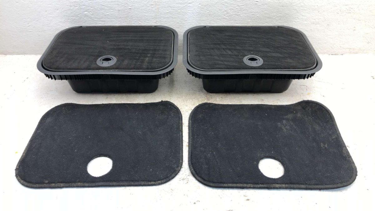2016 Dodge Journey Rear Under Floor Storage Bin Pair Oem 2Nd Row