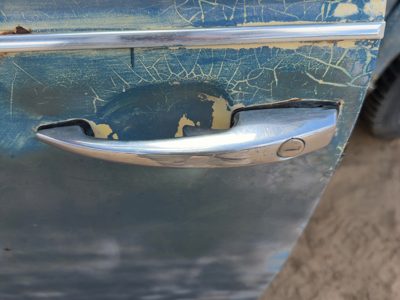 1971 Vw Super Beetle Driver Left Front Outside Door Handle Oem