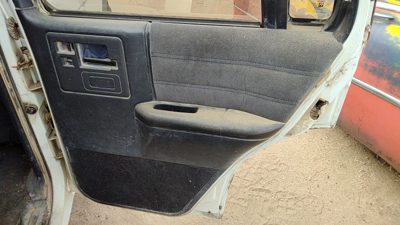 1993 S10 Blazer Passenger Right Rear Door Trim Panel With Switches Back Black