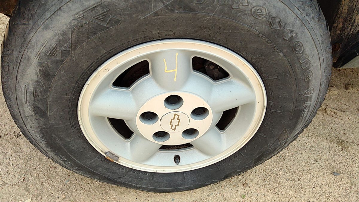 1995-2005 S10 Blazer 15' Aluminum Wheel Oem Factory Rim 5 Spoke #4 9591907