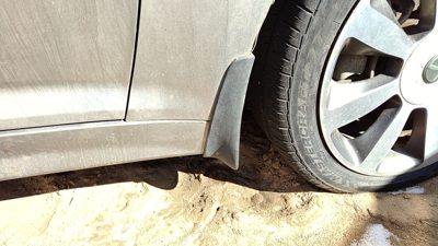 11-15 Kia Optima Sx Passenger Right Moulding From Fender Oem Trim Strip Mud Flap