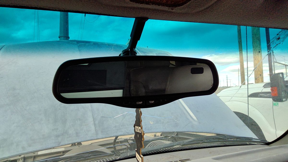 1999 Chevy Suburban Inside Rear View Mirror Oem Windshield Mounted