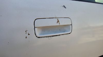 1994 Pontiac Bonneville Passenger Right Rear Outside Door Handle Oem Back White