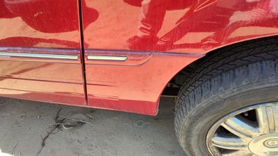 06 Chrysler Town Country Driver Left Rear Moulding On Quarter Panel Oem Red Prh
