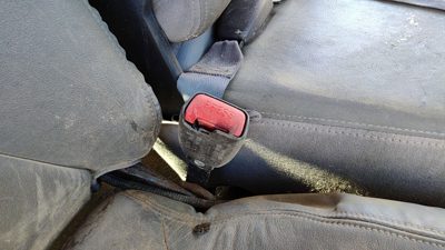 1998 Ram 1500 Driver Left Front Seat Belt Buckle Receiver Oem Gray