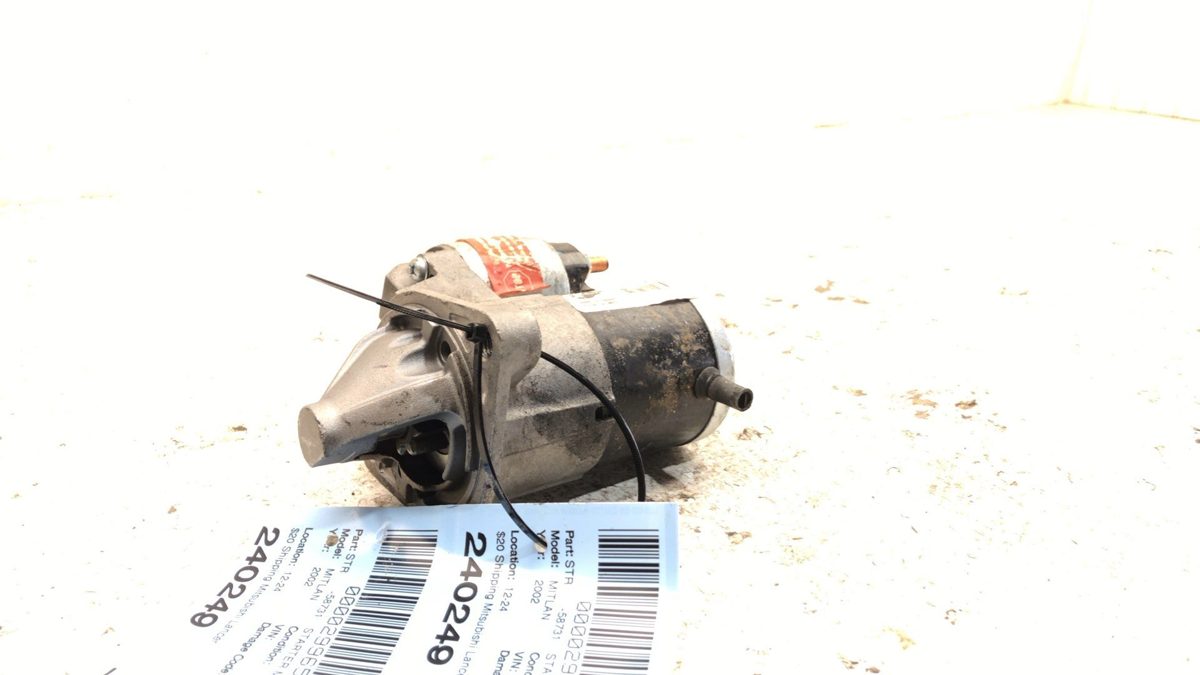 2002-2003 Mitsubishi Lancer Starter Motor Oem 2.0L M377649d