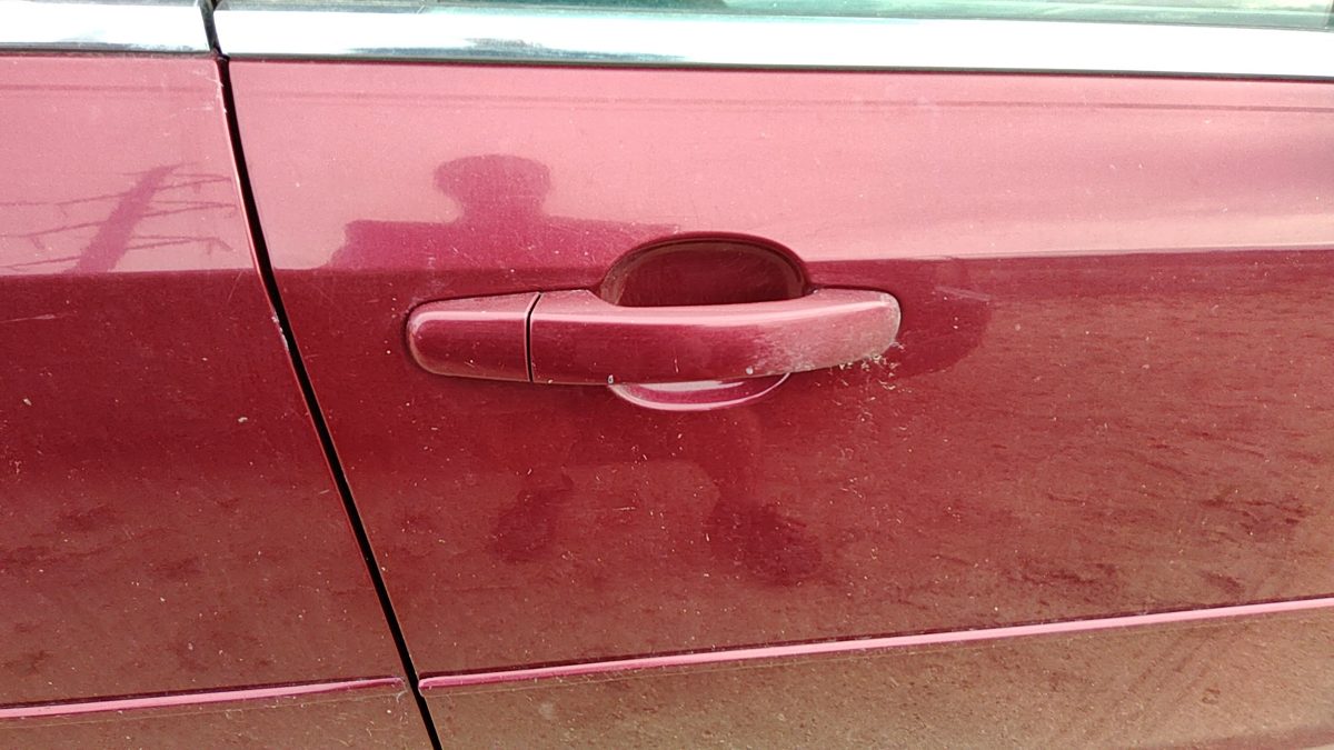 2008-2012 Chevy Malibu Passenger Right Front Outside Door Handle Oem Red 80U