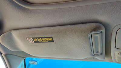 1998-2002 Honda Accord Driver Left Sun Visor Oem Gray 83280S84a03zd