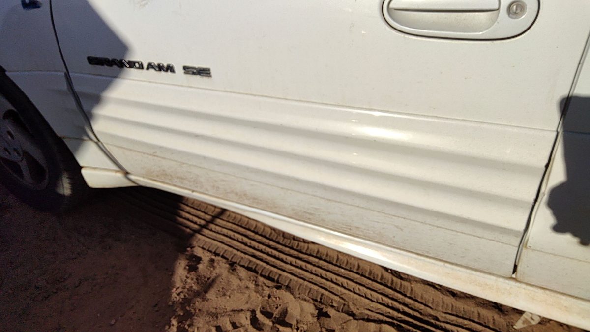 00 Pontiac Grand Am Driver Left Front Moulding From Door Oem Trim White 16U
