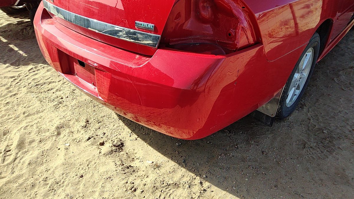 2006-2011 Chevy Impala Rear Bumper Cover Assembly Oem Back Red 74U 25865729