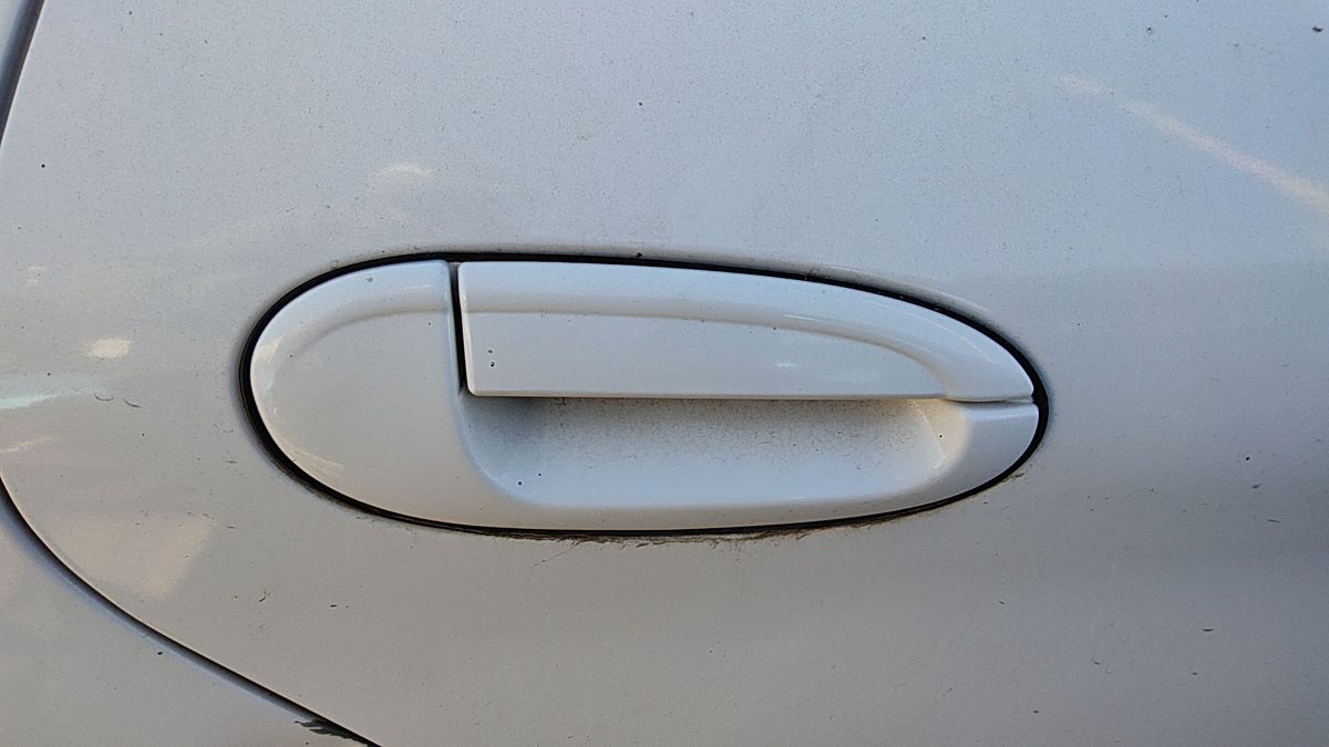 1999-2007 Ford Taurus Passenger Right Rear Outside Door Handle Oem Back White