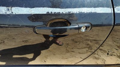 2005-2010 Pontiac G6 Gxp Coupe Driver Left Front Outside Door Handle Black 58U