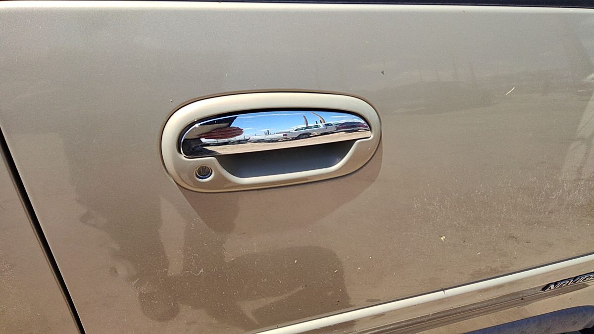 98-02 Lincoln Navigator Passenger Right Front Outside Door Handle Oem Gold Bi