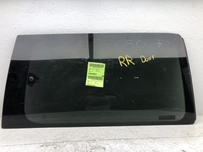 97-00 Transsport Passenger Right Rear Side Window Sliding Door Glass Back