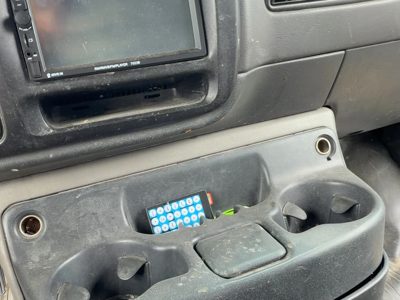 1996-2002 Chevy Express Van 2500 Center Lower Dash Panel Black 15768577