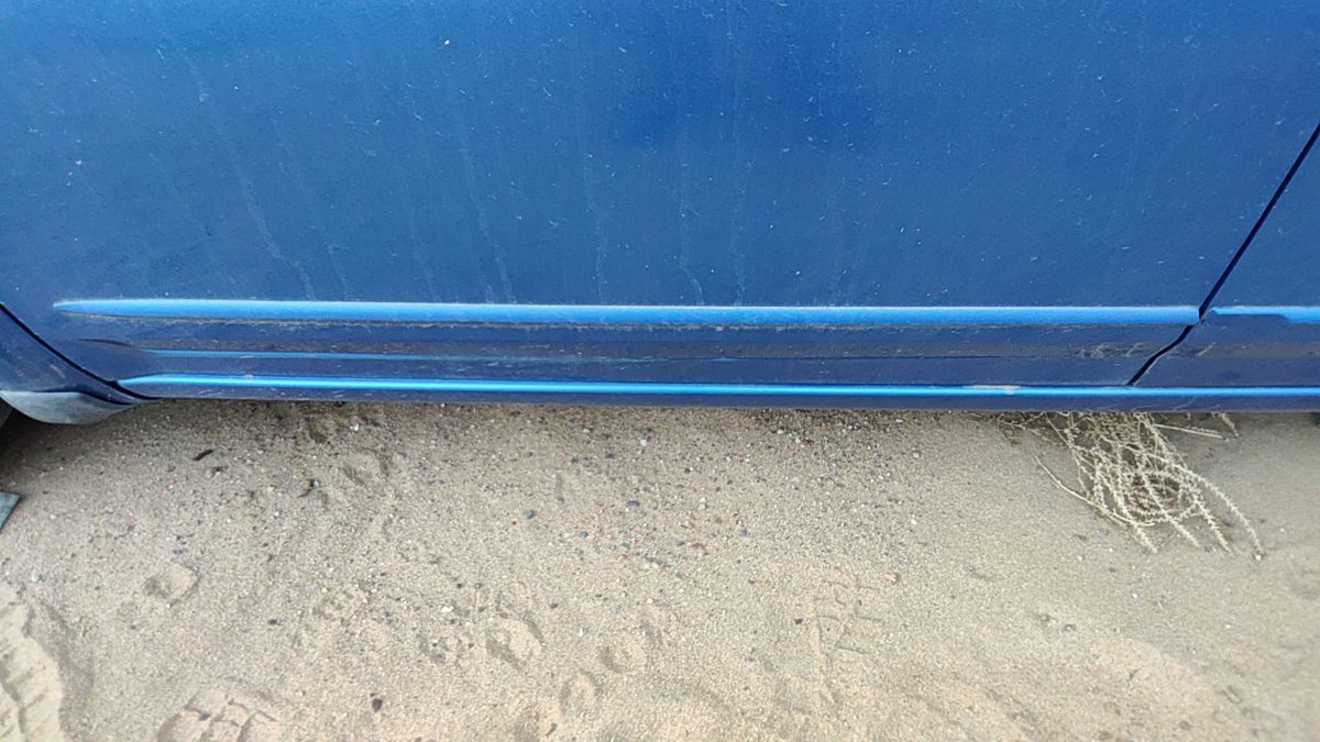 2008-2014 Dodge Avenger Driver Left Front Moulding From Door Trim Strip Blue Pbd