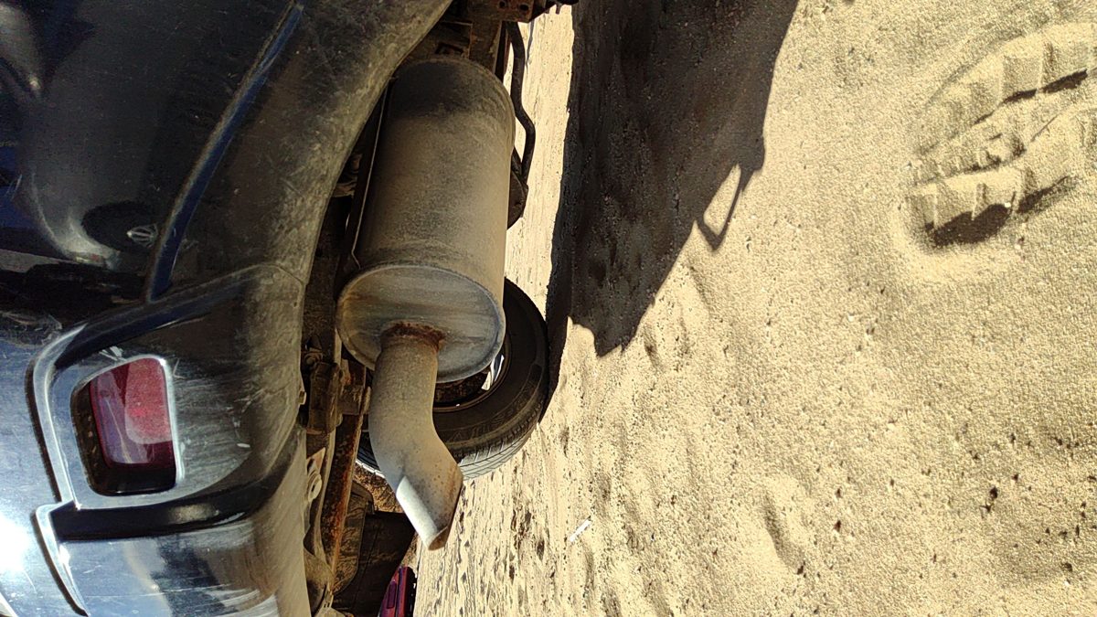 2002-2005 Chevy Trail Blazer Rear Muffler With Exhaust Tip Oem 12479984