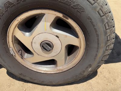 91-94 Ford Explorer 2 Dr 15 Inch Aluminum Wheel Factory 5 Hole Rim OEM F1TZ1007B