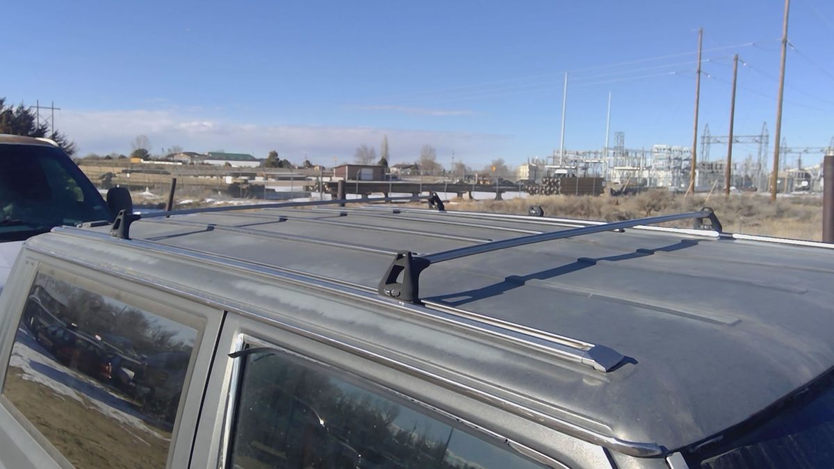 1985 Jeep Cherokee Luggage Rack Cross Bars Only Oem Roof