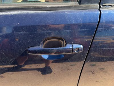 03-08 Matrix Xr Driver Left Front Outside Door Handle Oem Indigo Ink Pearl