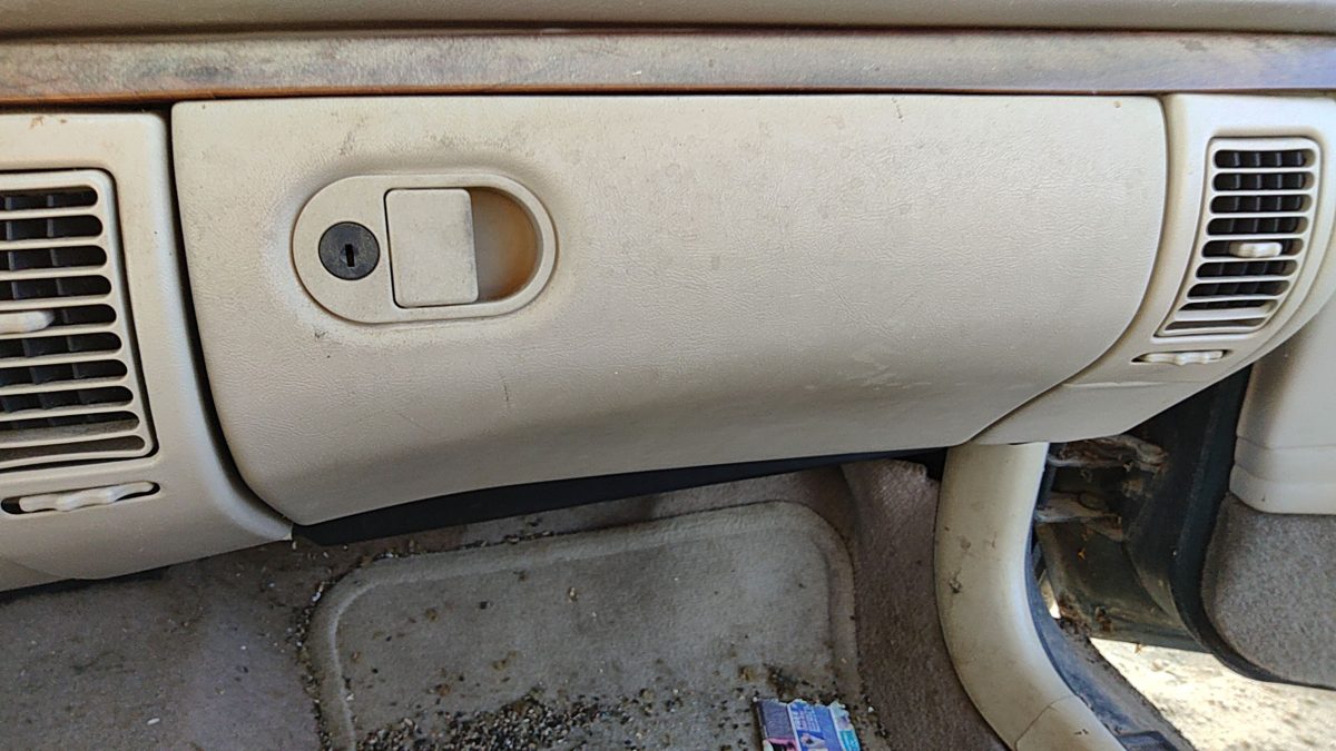 1994-1999 Olds 88 Glove Box Assembly Complete Door With Latch Oem Tan