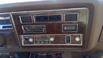1985 Olds 88 Trim Bezel Around Radio Surround Dash Panel Oem