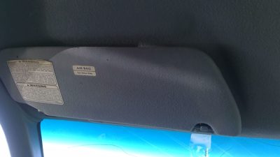 1995 Ford Explorer Driver Left Sun Visor Oem Blue