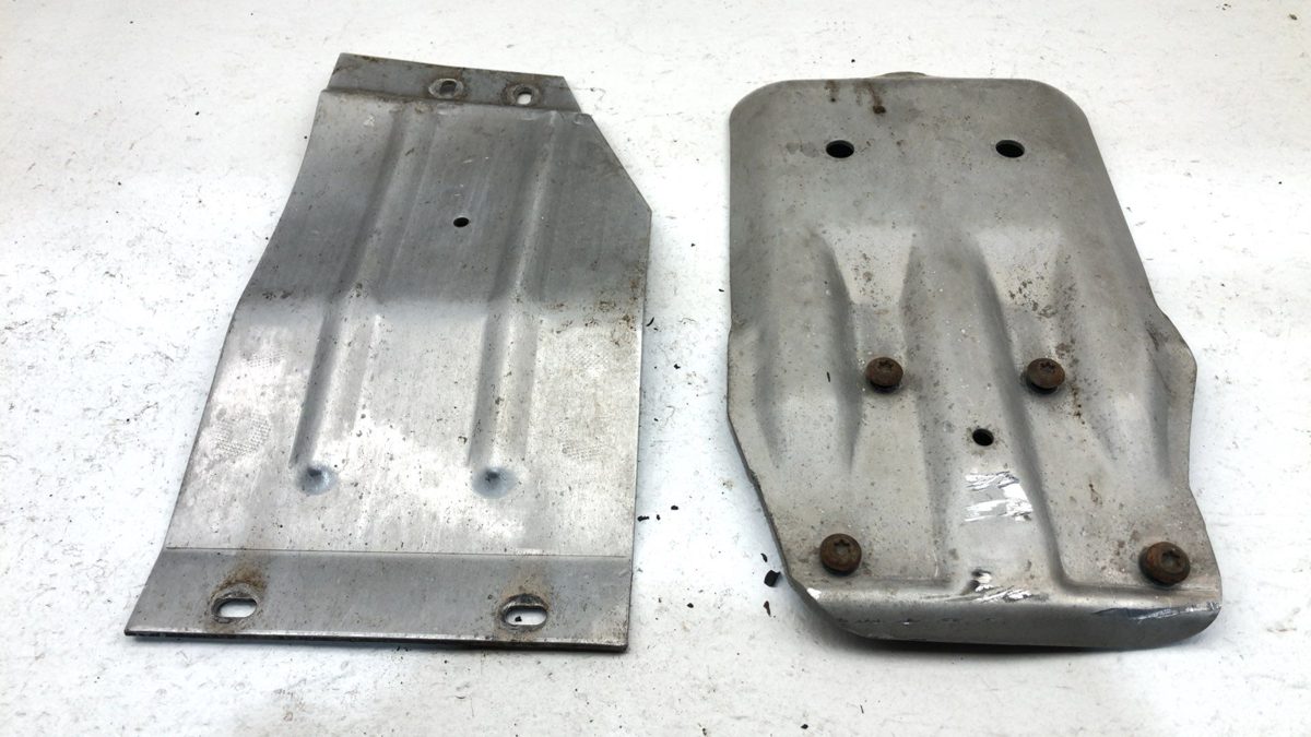 88 Gmc Sierra 2500 Transfer Case Engine Skid Plate Shield Aluminum Tcase 4X4